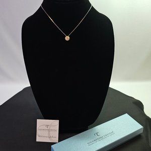 Golden Rope Pendant - Touchstone Crystal by Swarovski